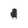 Ansell Vägglampa Reef Svart Up & Down - Utomhus - 10W 885lm 90D - 830-840-860 CCT | IP65 -Rörelse- och Ljussensor