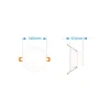 Bright Choice LED Downlight 12W 1080lm 120D - 840 Kallvit | Utskärning 115mm - Ersättare 1x18W