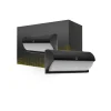Bright Choice LED Plafond Svart 12W 1200lm - 840 Kallvit | IP54 - Ljussensor