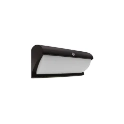Bright Choice LED Plafond Svart 12W 1200lm - 830 Varm Vit | IP54 - Ljussensor
