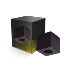 Bright Choice LED Spot Svart Cube | IP20 - GU10 Fitting