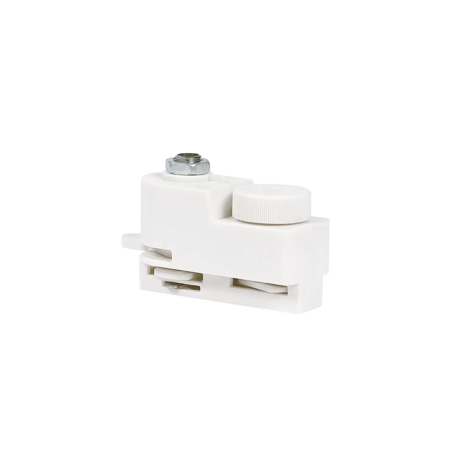 Bright Choice 1-Fas Rail Pendellampa Adapter Vit