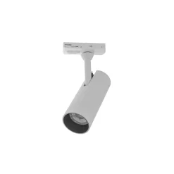 Bright Choice 1-Fas Rail Spot | Vit Cylinder 10W 700lm - 827 Extra Varm Vit