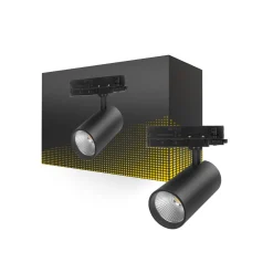 Bright Choice 3-Fas Rail Spot | 10W-20W-30W | 840-830-827 CCT | Svart | Dimbar
