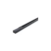 Bright Choice Komplett set 1-Fas Rail 2 Meter Svart | incl. 5x Spot + GU10 2700K 3W Dimbar + Ändkåpa, Strömkontakt och I-Anslutningsstycke