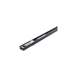 Bright Choice Komplett set 1-Fas Rail 2 Meter Svart | incl. 4x Spot + GU10 2700K 3W Dimbar + Ändkåpa, Strömkontakt och I-Anslutningsstycke