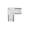 Bright Choice Komplett set 1-Fas Rail L 1 x 1,5 Meter Vit | incl. 6x Spot + GU10 2700K 3W Dimbar + Ändkåpa, Strömkontakt och L -Anslutningsstycke