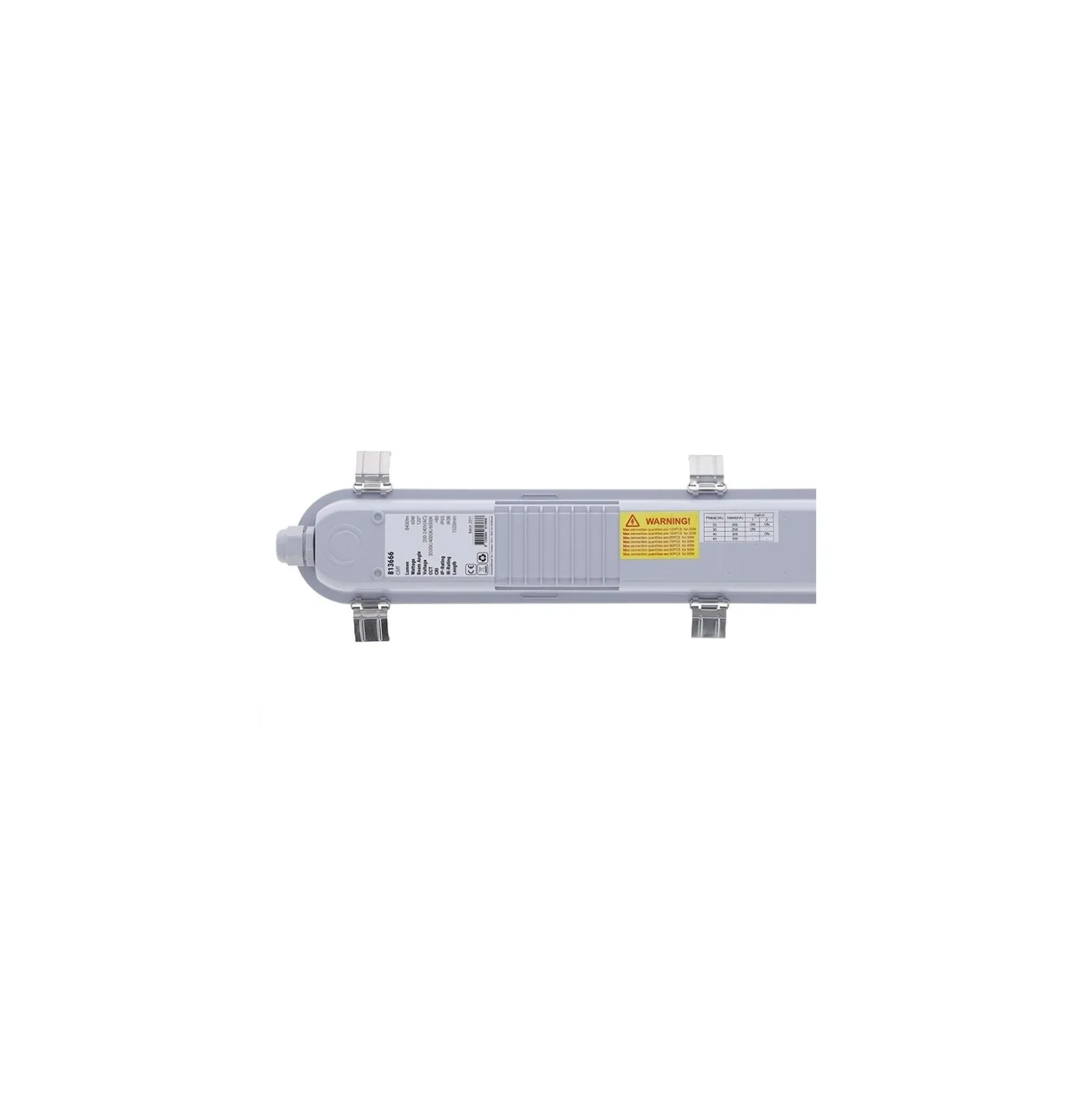 Bright Choice LED Allmänbruksarmatur Vattentät 35/40/50/60W Max. 8400lm - 830- 840-860 CCT | 150cm - IP65