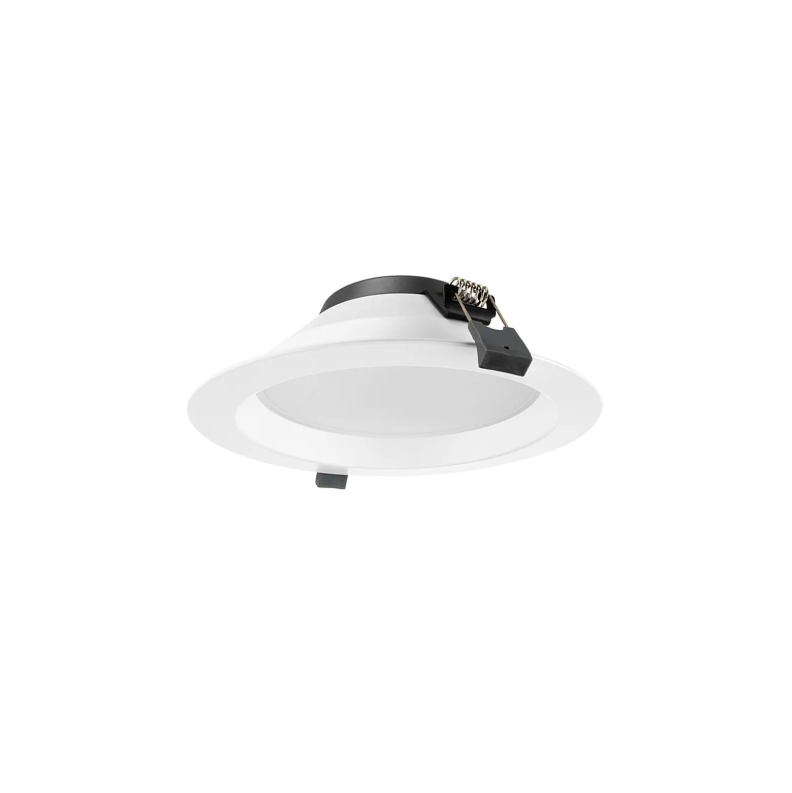 Bright Choice LED Downlight ORTHO Aluminium Vit 15W 1575lm 90D - 830-850 Justerbar Vit | Utskärning 170mm - IP22 - Optional Dimbar