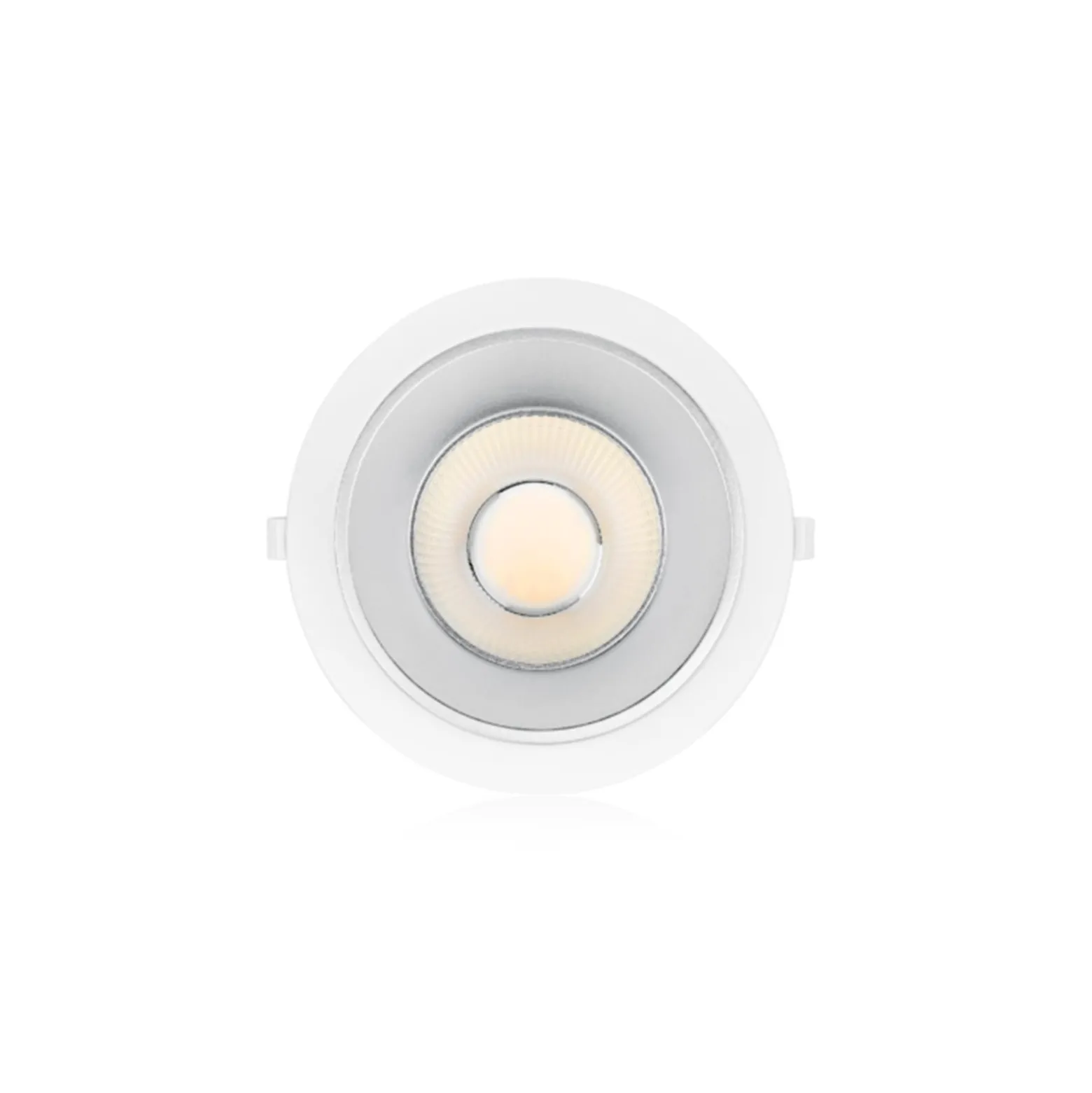 Bright Choice LED Downlight SIA Aluminium Vit 15W 1650lm 60D - 830-850 Justerbar Vit | Utskärning 195mm - IP22 - Optional Dimbar