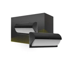 Bright Choice LED Plafond Svart 12W 1200lm - 840 Kallvit | IP54