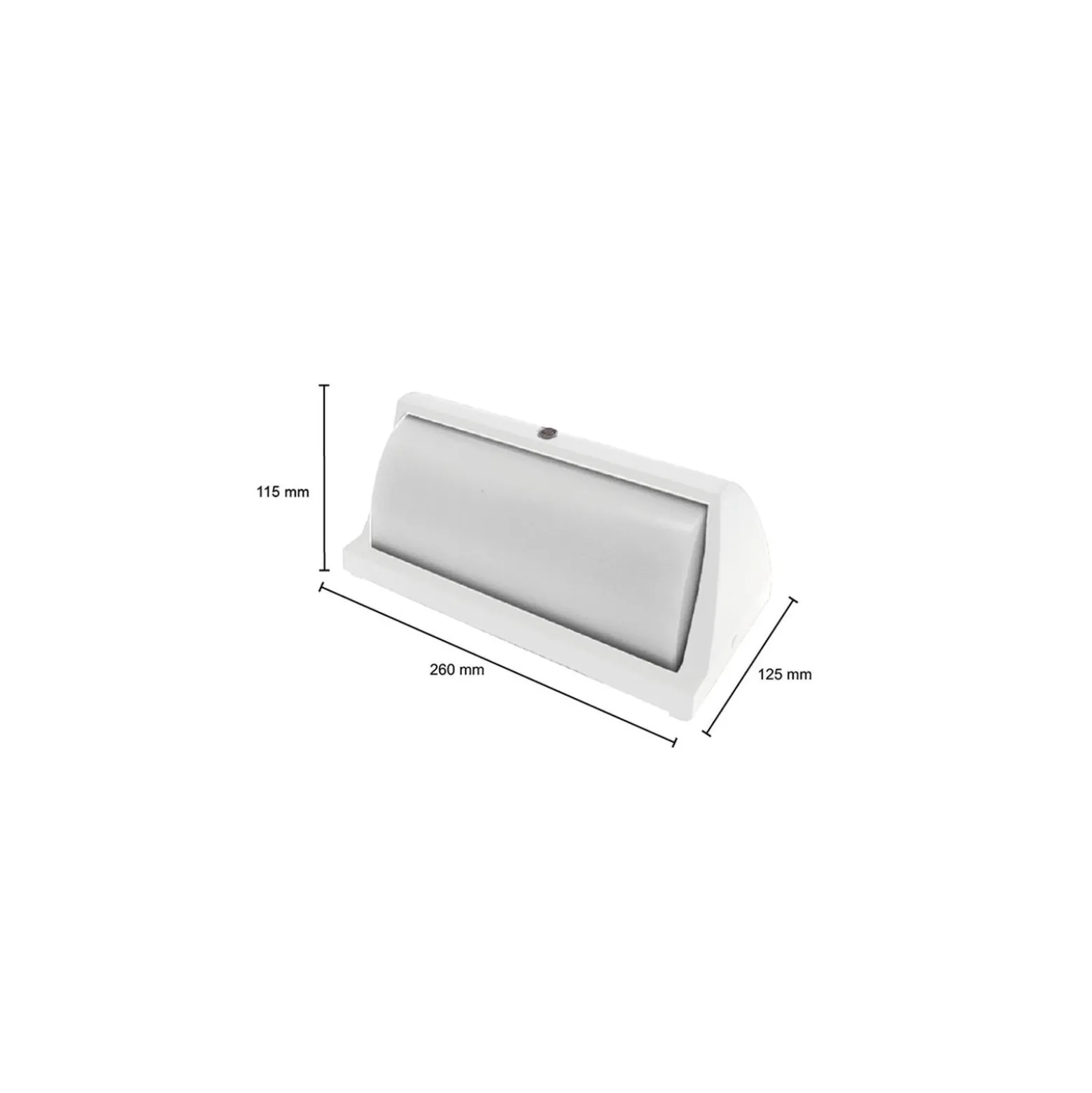 Bright Choice LED Plafond Vit 12W 1200lm - 830 Varm Vit | IP54