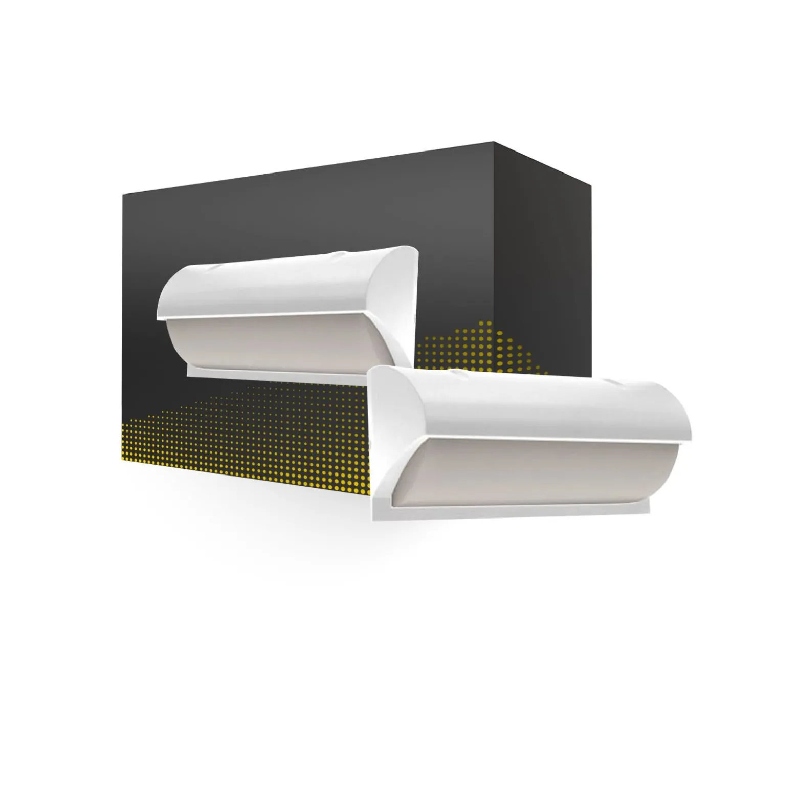 Bright Choice LED Plafond Vit 12W 1200lm - 830 Varm Vit | IP54