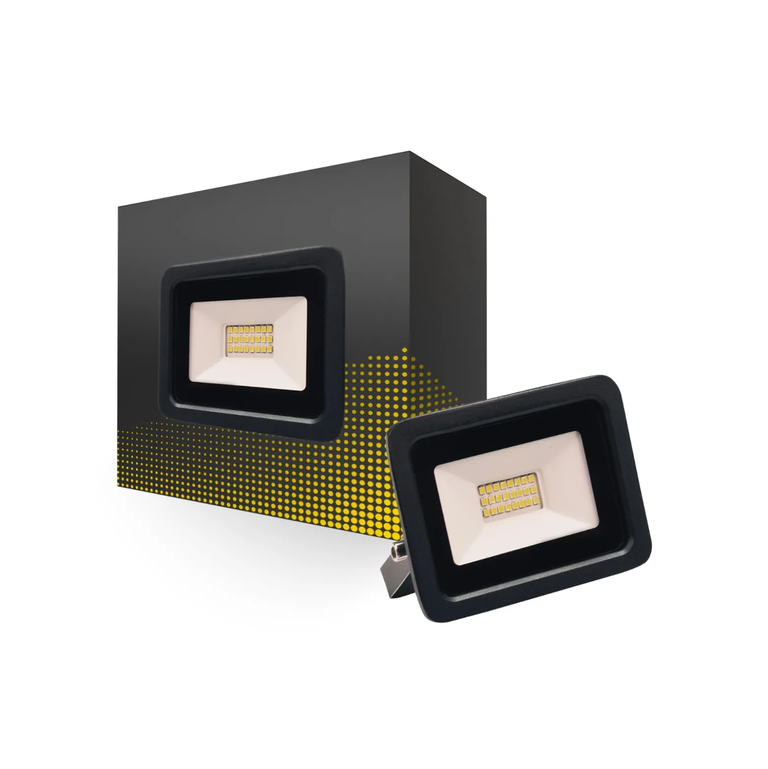Bright Choice LED Strålkastare 20W 2000lm 100D - 840 Kallvit | IP66 - Symmetrisk