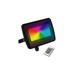Bright Choice LED Strålkastare Aluminium Svart 20W 2000lm 90D - RGBW | IP65