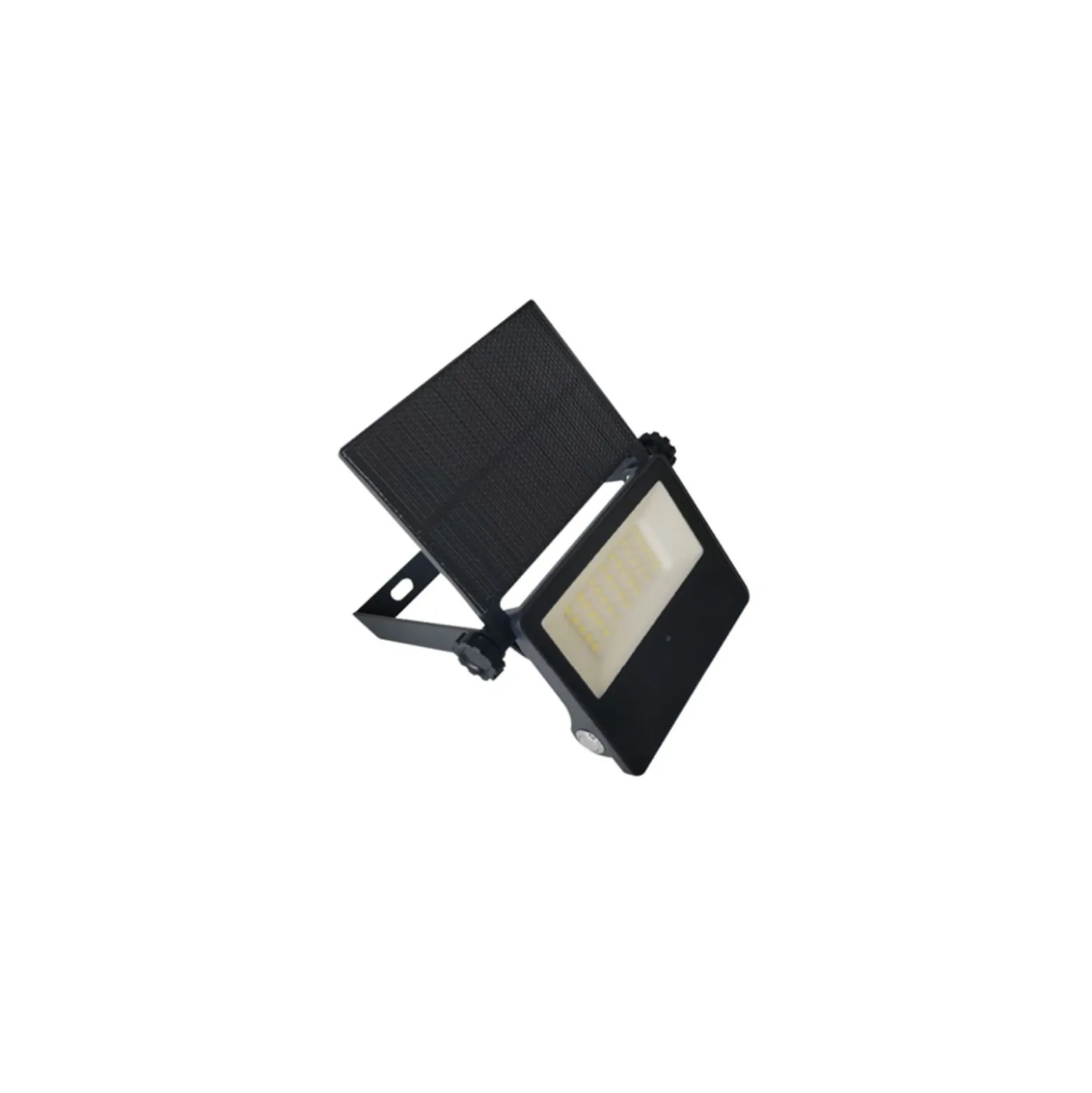 Bright Choice LED Strålkastare Svart 10W 860lm 120D - 765 Dagsljus | IP65 - Solar - Symmetrisk