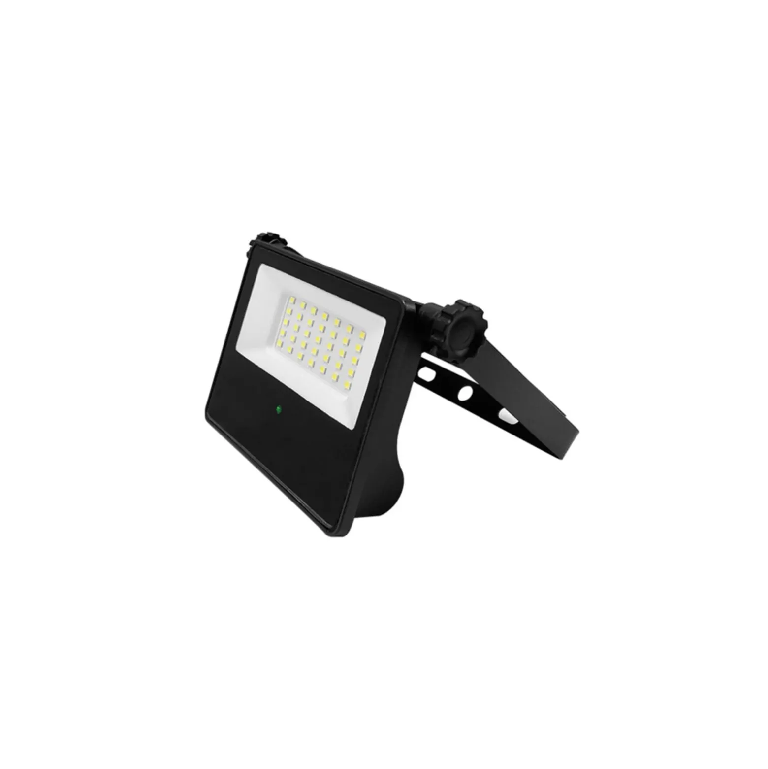Bright Choice LED Strålkastare Svart 10W 860lm 120D - 765 Dagsljus | IP65 - Solar - Symmetrisk