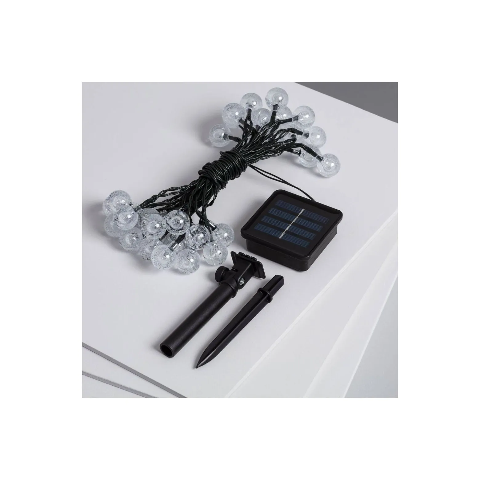 Bright Choice Ljusslinga LED Moonballs ABS 1W 20lm - 830 Varm Vit | Solar