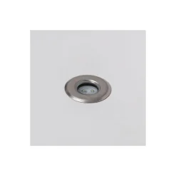 Bright Choice Markspotlights Mini Utomhusljus Rostfritt Stål Grå 1W 20lm - 830 Varm Vit
