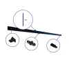 Bright Choice Rail Set 1-Fas 3 Meter Svart | incl. Ändkåpa, Strömkontakt och L-Anslutningsstycke