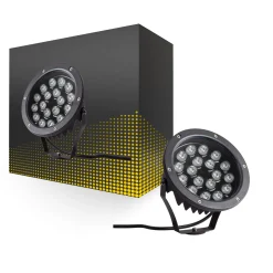 Bright Choice Spik Ljus Colmar Aluminium Svart 18W 1620lm - 830 Varm Vit