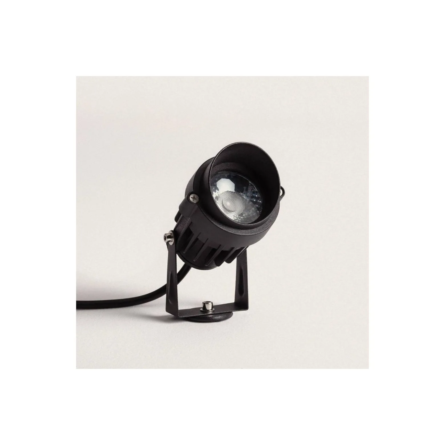 Bright Choice Spik Ljus Vetusta Aluminium Svart 7W 700lm - 830 Varm Vit