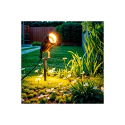 Bright Choice Spik Ljus Vetusta Aluminium Svart 7W 700lm - 830 Varm Vit