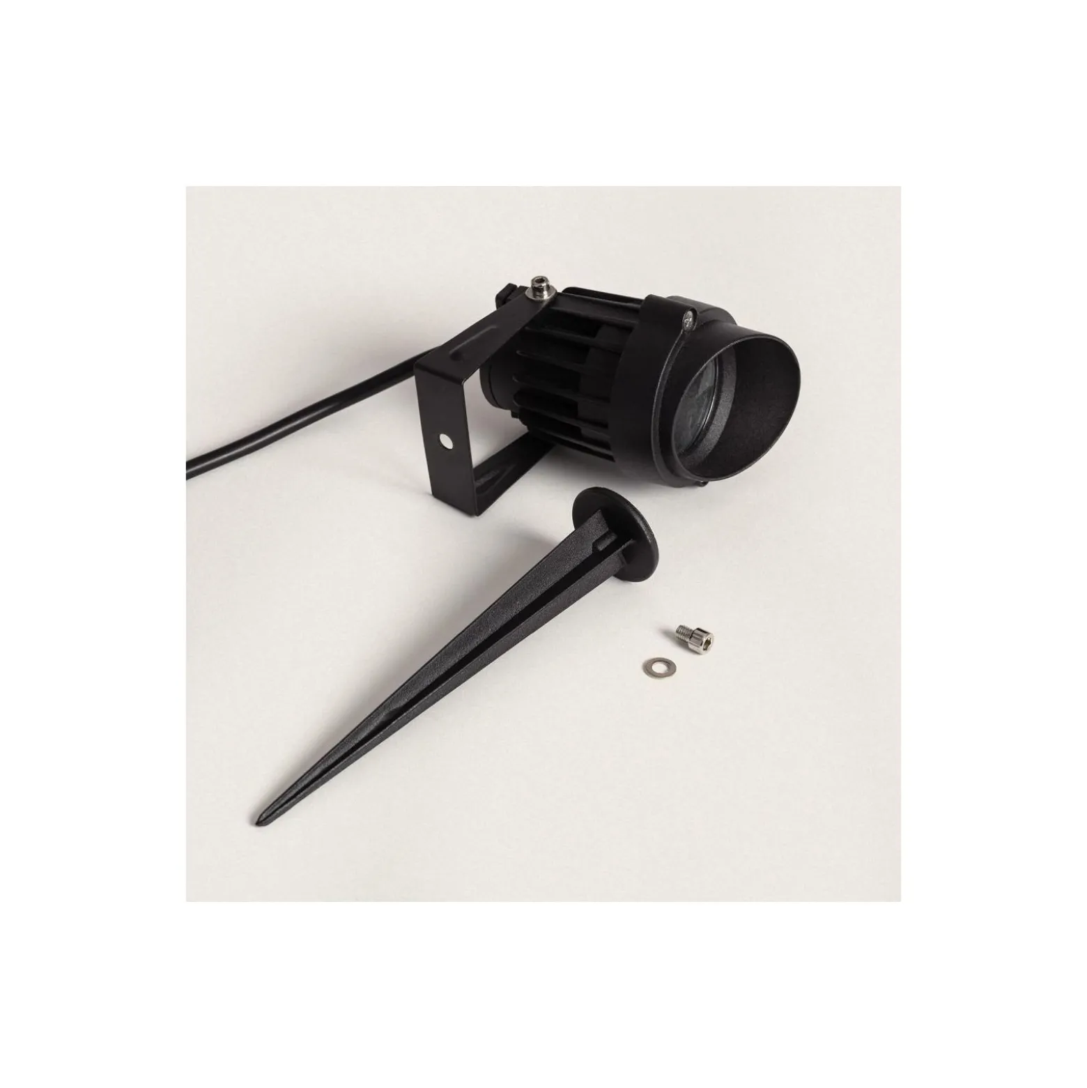 Bright Choice Spik Ljus Vetusta Aluminium Svart 7W 700lm - 830 Varm Vit