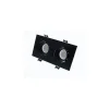 Bright Choice Spot Duo Svart | Utskärning 155x75mm - IP22 - GU10 Fitting