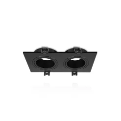 Bright Choice Spot Duo Svart | Utskärning 155x75mm - IP22 - GU10 Fitting