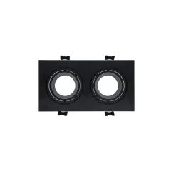 Bright Choice Spot Duo Svart | Utskärning 155x75mm - IP22 - GU10 Fitting
