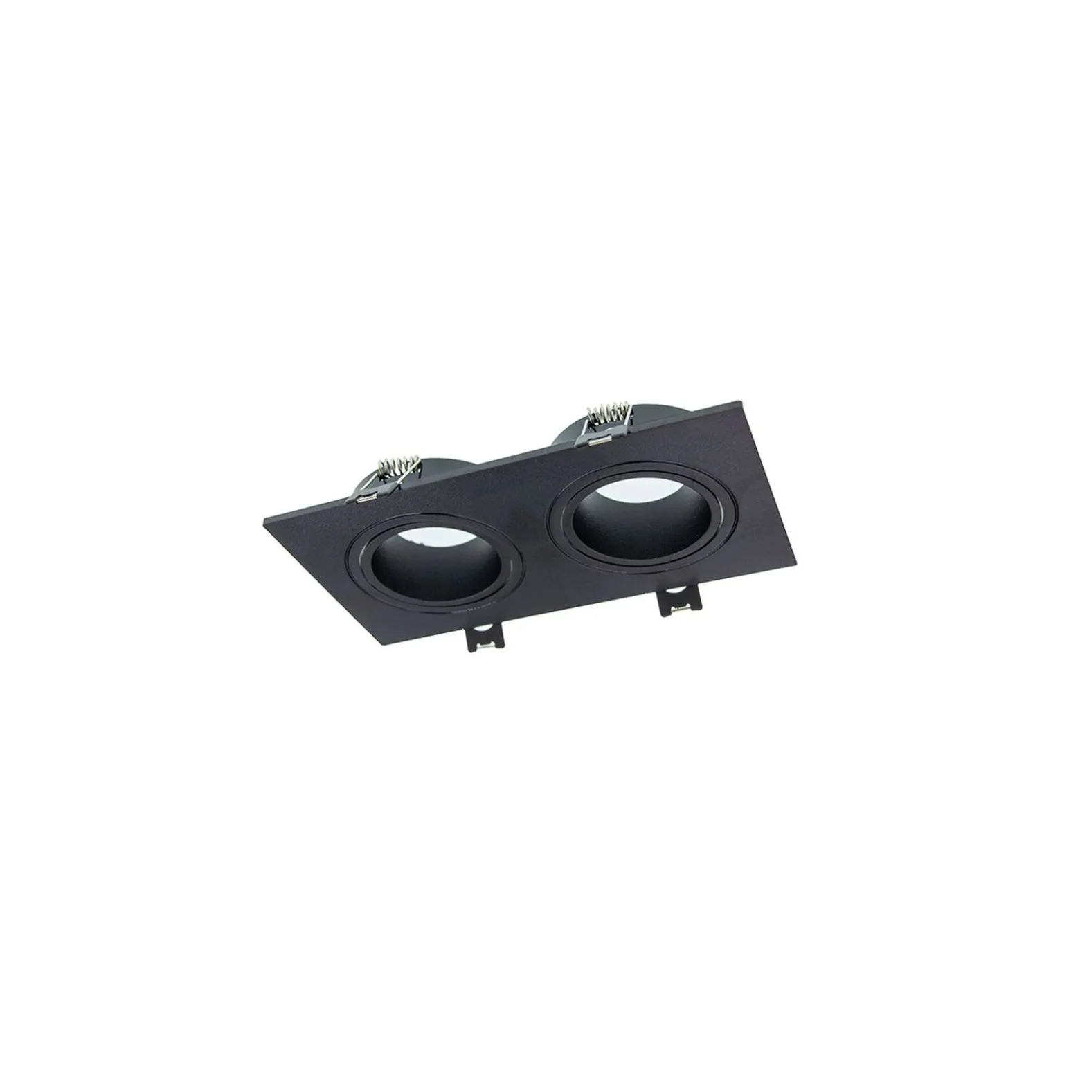 Bright Choice Spot Duo Svart | Utskärning 155x75mm - IP22 - GU10 Fitting