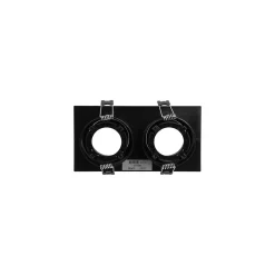 Bright Choice Spot Duo Svart | Utskärning 155x75mm - IP22 - GU10 Fitting