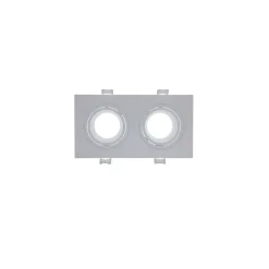 Bright Choice Spot Duo Vit | Utskärning 155x75mm - IP22 - GU10 Fitting