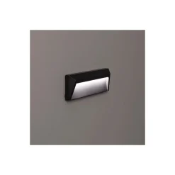 Bright Choice Vägglampa Chester PC Antracit 2W 100lm - 840 Kallvit