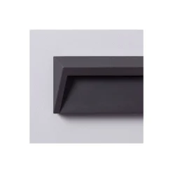 Bright Choice Vägglampa Chester PC Antracit 2W 100lm - 840 Kallvit