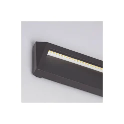 Bright Choice Vägglampa Chester PC Antracit 2W 100lm - 830 Varm Vit