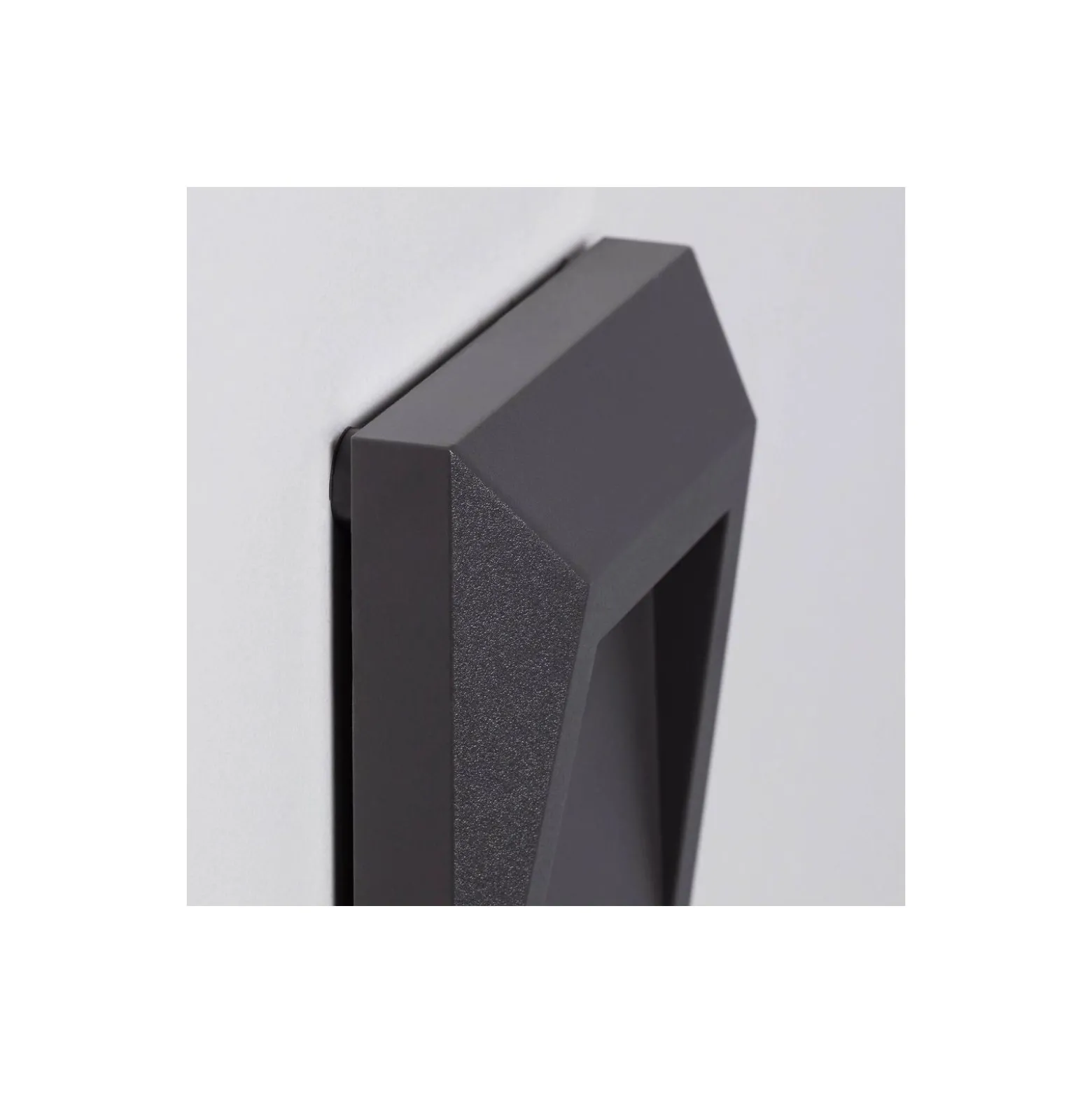 Bright Choice Vägglampa Clover PC Antracit 1.5W 100lm - 840 Kallvit