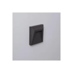 Bright Choice Vägglampa Clover PC Antracit 1.5W 100lm - 840 Kallvit