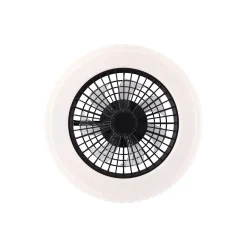 Brilliant Badria Takfläkt Plast Metall Svart 36W 4700lm - 830-865 CCT+RGB | 490mm - Fjärrkontroll Dimbar