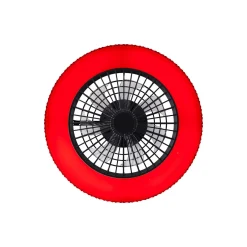 Brilliant Badria Takfläkt Plast Metall Svart 36W 4700lm - 830-865 CCT+RGB | 490mm - Fjärrkontroll Dimbar