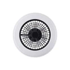 Brilliant Badria Takfläkt Plast Metall Svart 36W 4700lm - 830-865 CCT+RGB | 490mm - Fjärrkontroll Dimbar