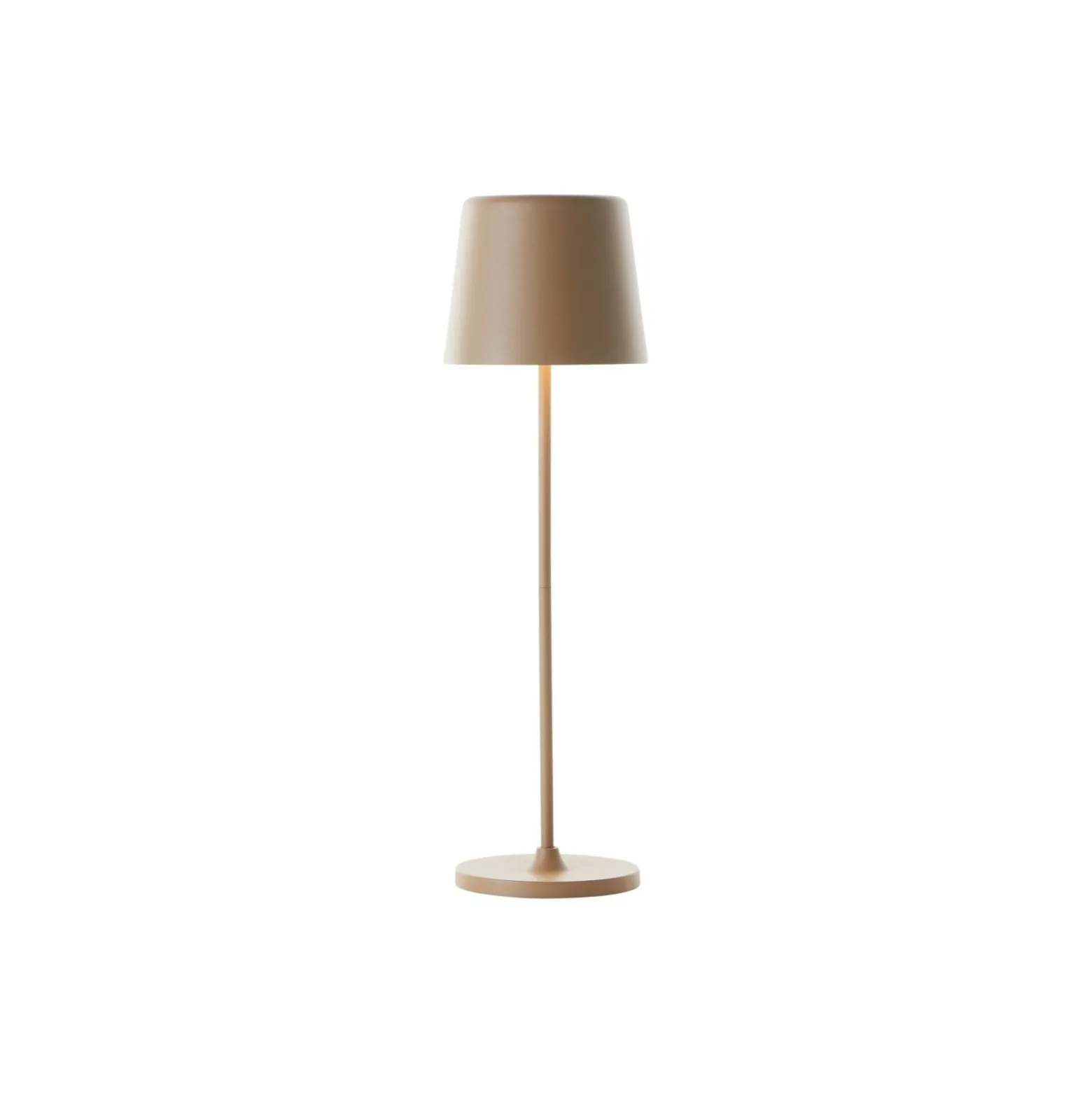 Brilliant Bordslampa Kaami Metall Plast Brun 2W 310lm - 830 Varm Vit | 100mm - IP44 - Utomhus - Dimbar