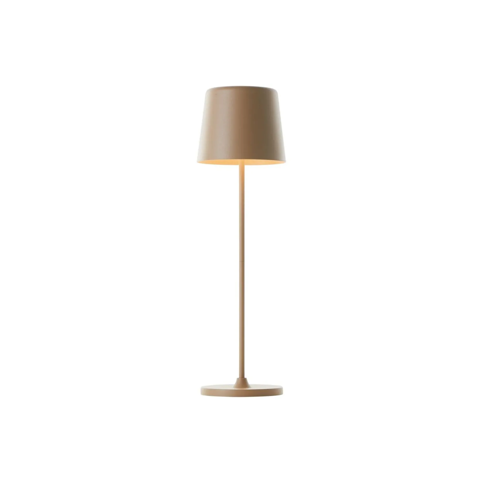 Brilliant Bordslampa Kaami Metall Plast Brun 2W 310lm - 830 Varm Vit | 100mm - IP44 - Utomhus - Dimbar