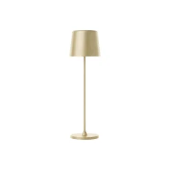 Brilliant Bordslampa Kaami Metall Plast Guld 2W 310lm - 830 Varm Vit | 100mm - IP44 - Utomhus - Dimbar
