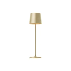 Brilliant Bordslampa Kaami Metall Plast Guld 2W 310lm - 830 Varm Vit | 100mm - IP44 - Utomhus - Dimbar