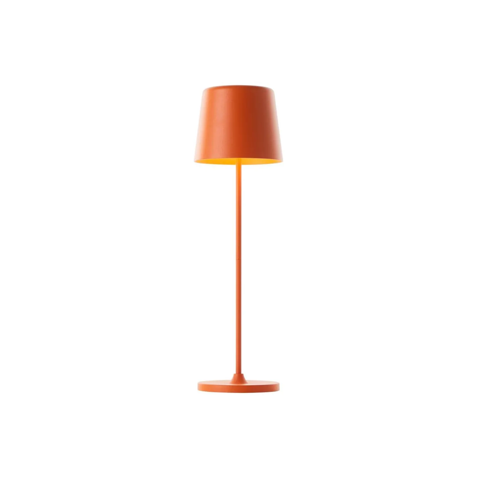 Brilliant Bordslampa Kaami Metall Plast Apelsin 2W 310lm - 830 Varm Vit | 100mm - IP44 - Utomhus - Dimbar