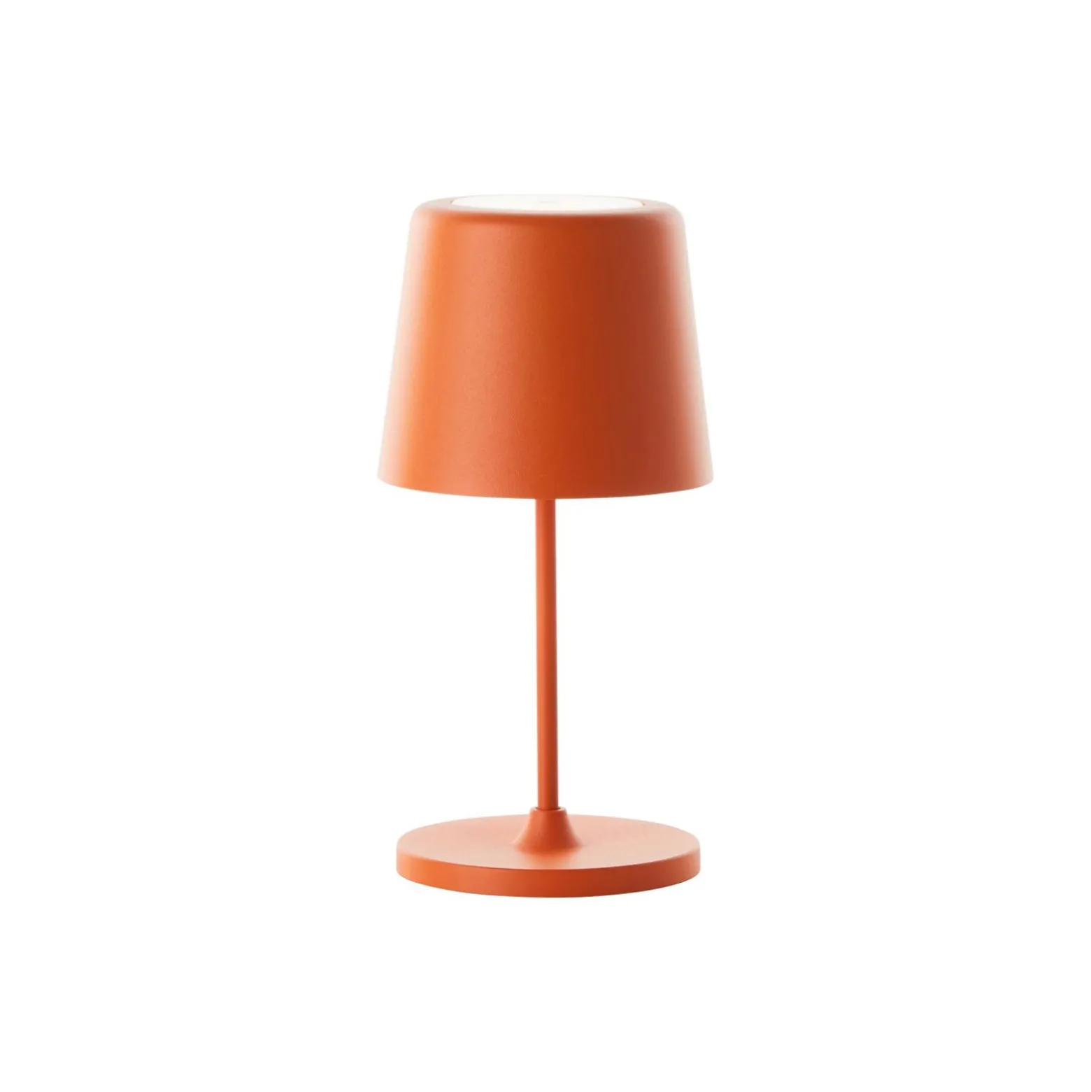 Brilliant Bordslampa Kaami Metall Plast Apelsin 2W 310lm - 830 Varm Vit | 100mm - IP44 - Utomhus - Dimbar