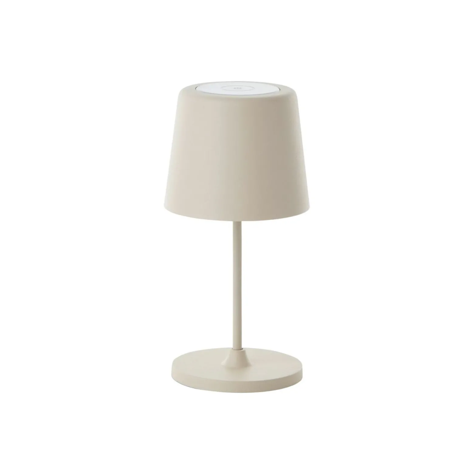 Brilliant Bordslampa Kaami Metall Plast Beige 2W 310lm - 830 Varm Vit | 100mm - IP44 - Utomhus - Dimbar