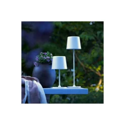 Brilliant Bordslampa Kaami Metall Plast Vit 2W 310lm - 830 Varm Vit | 100mm - IP44 - Utomhus - Dimbar